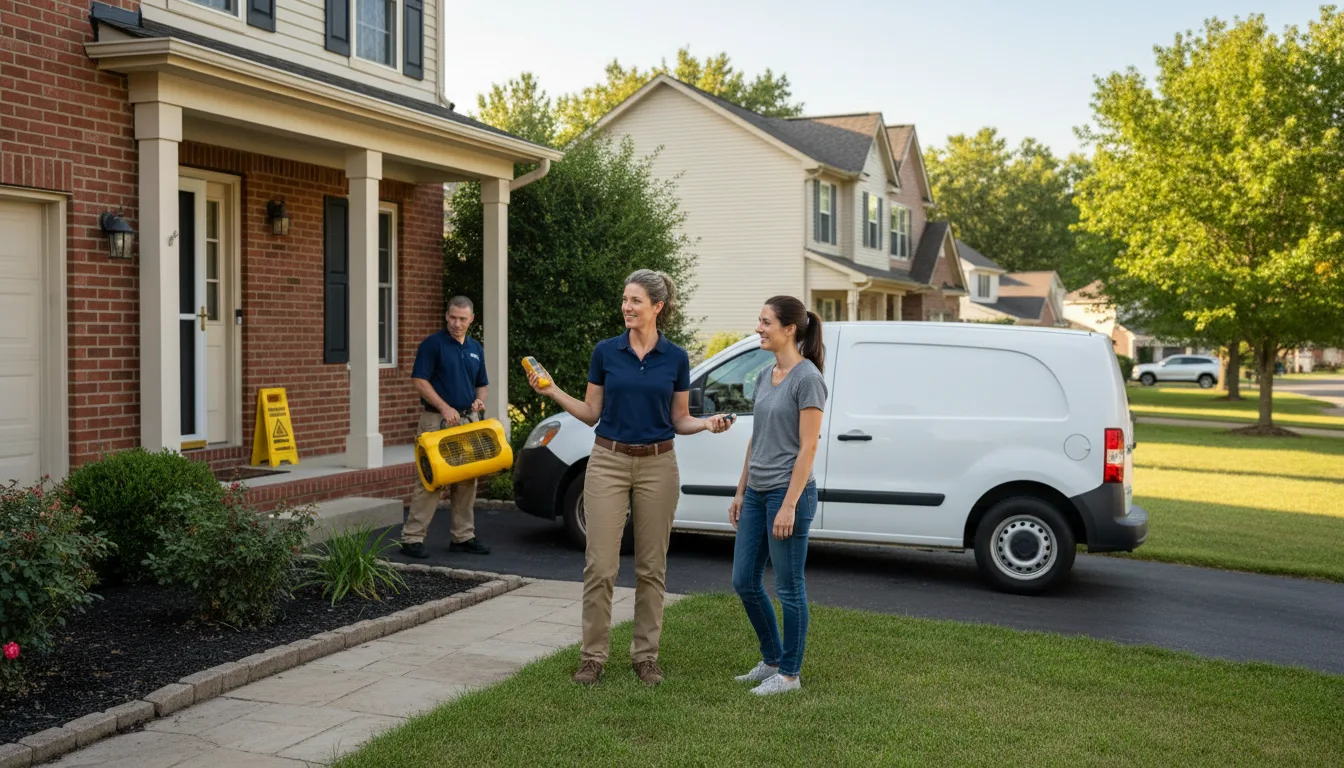 Residential water damage restoration in Brandywine, MD